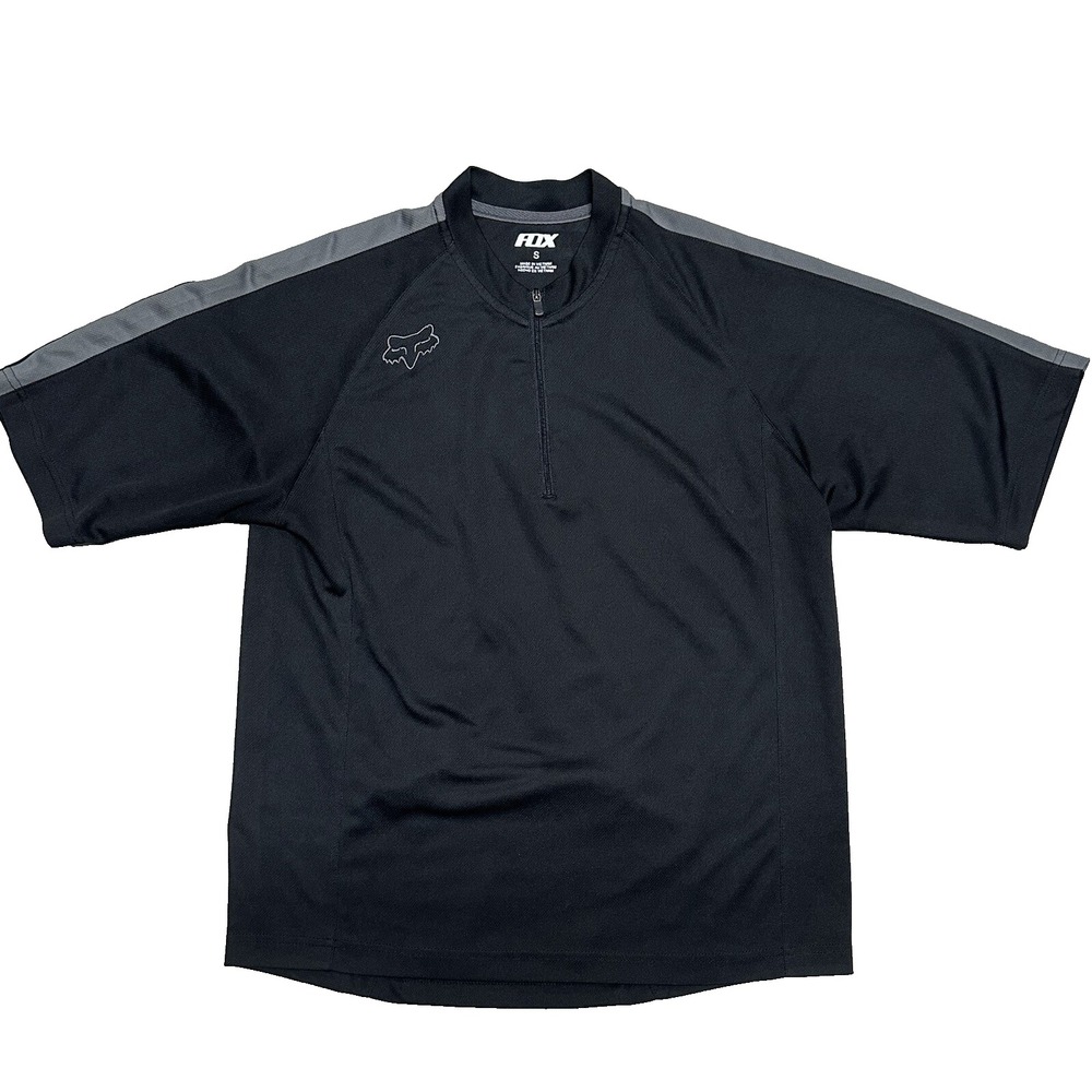 Fox Altitude Cycling Jersey Athletic Black Short Sleeve Men's  - Size S